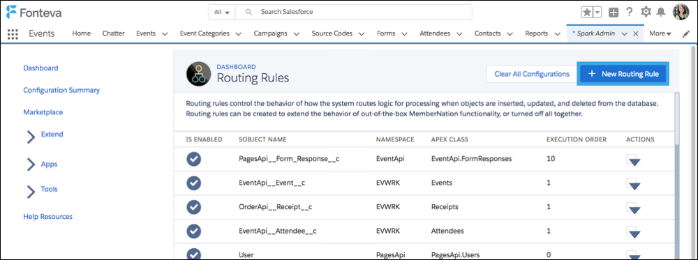 Create a Routing Rule for an Object