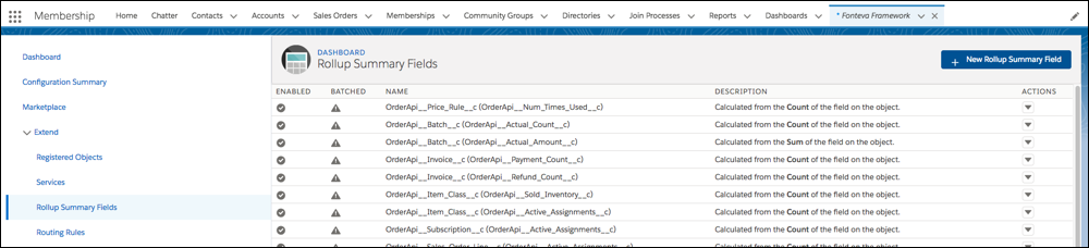 Rollup Summary Fields