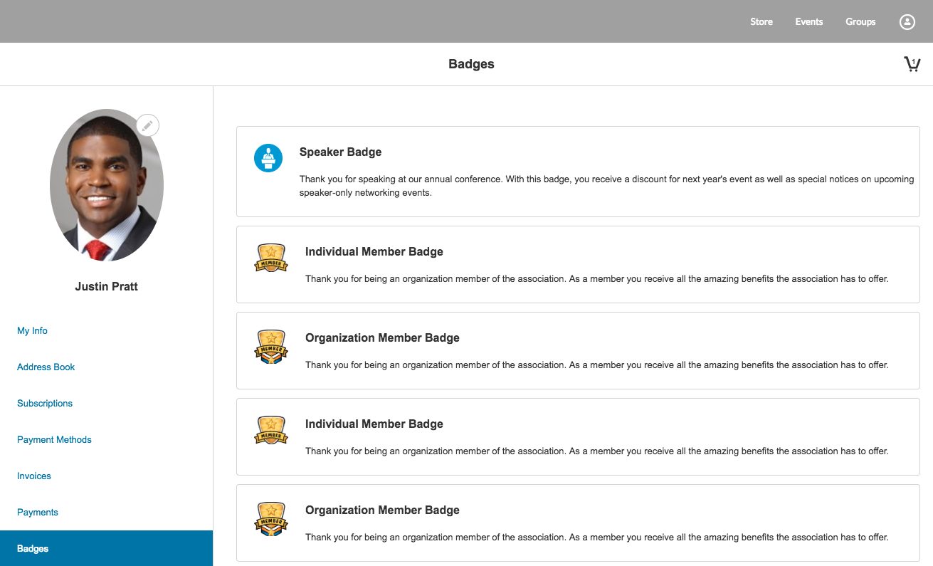 Display Badges in the Community