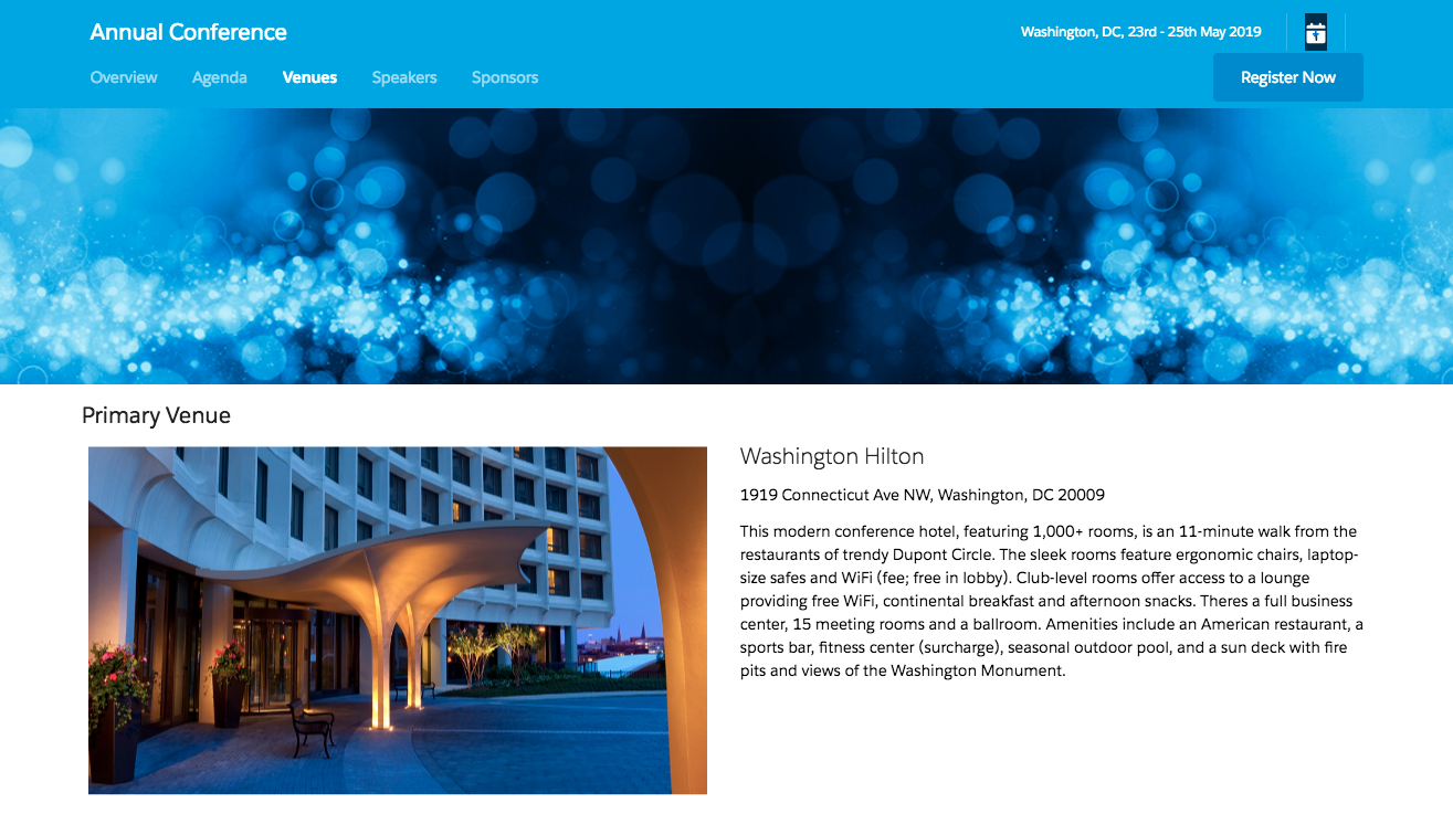 Add Event Venues