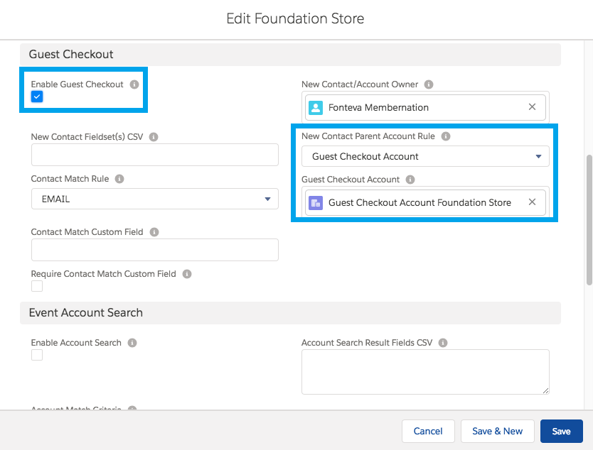 Configure Account Matching for Attendees