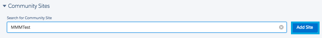 Configure Community Settings