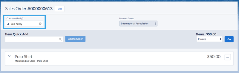 Create an Invoice using Rapid Order Entry