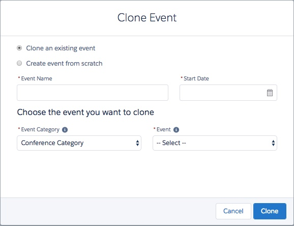 Clone an Event