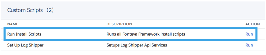 Post-Installation Scripts