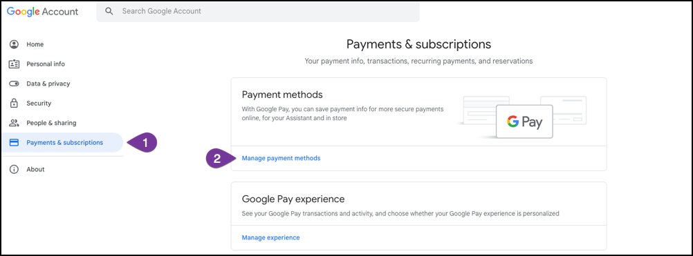 Google Pay Authorization